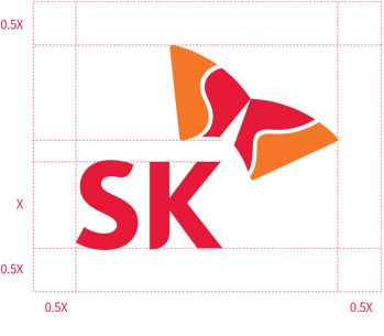 CI 기본시스템 sk로고 A안 예시 이미지