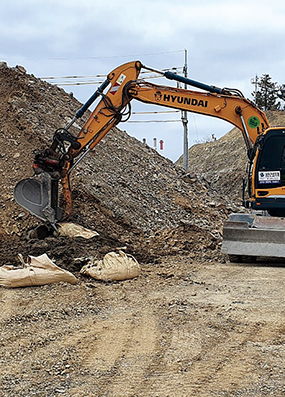 Recycling construction sludge